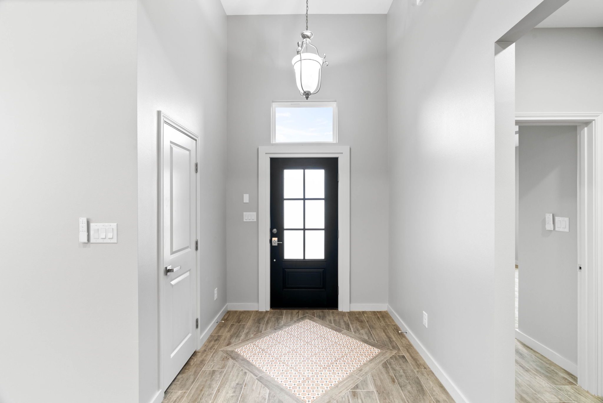 Front door of a rental home