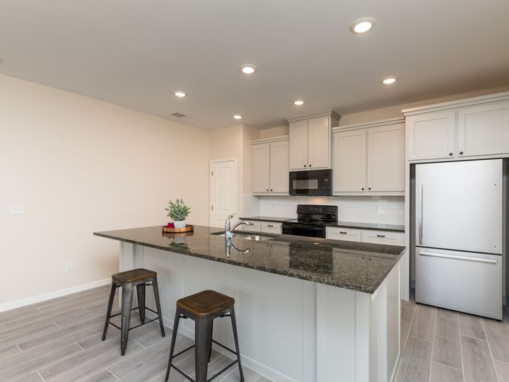 Kitchen with island seating