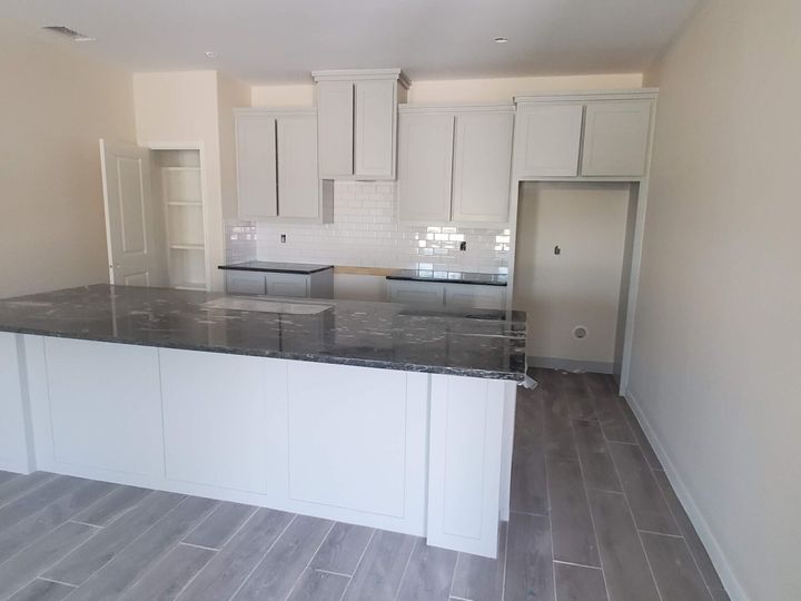 Open kitchen and dining