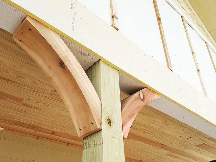 Porch beams and brackets